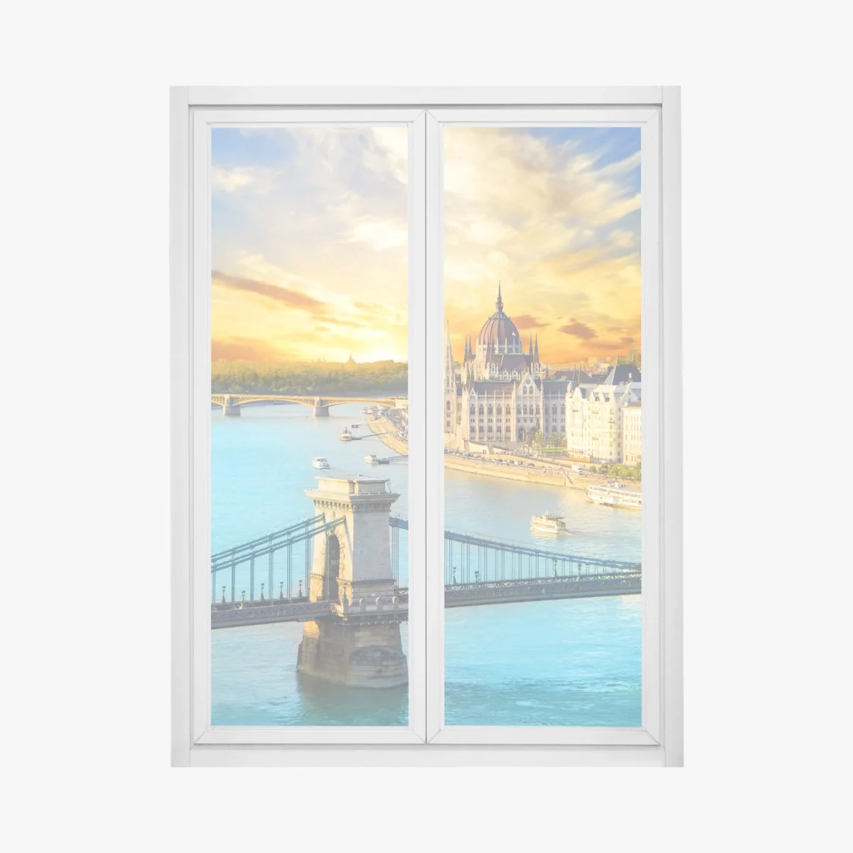 Pegatina para ventana amanecer sobre el parlamento de Budapest – Pixers® Pegatina para ventana amanecer sobre el parlamento de Budapest – Pixers®