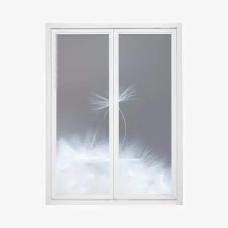 Pegatina para ventana susurro etéreo de diente de león – Pixers®