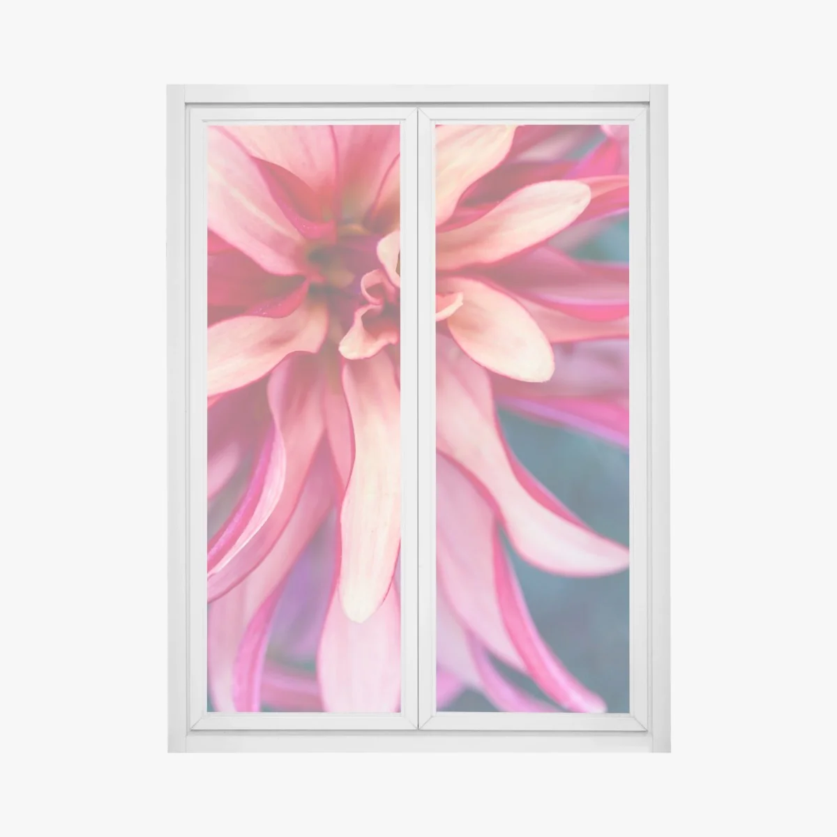 Pegatina para ventana flor abstracta en tonos rosa y coral – Pixers® Pegatina para ventana flor abstracta en tonos rosa y coral – Pixers®