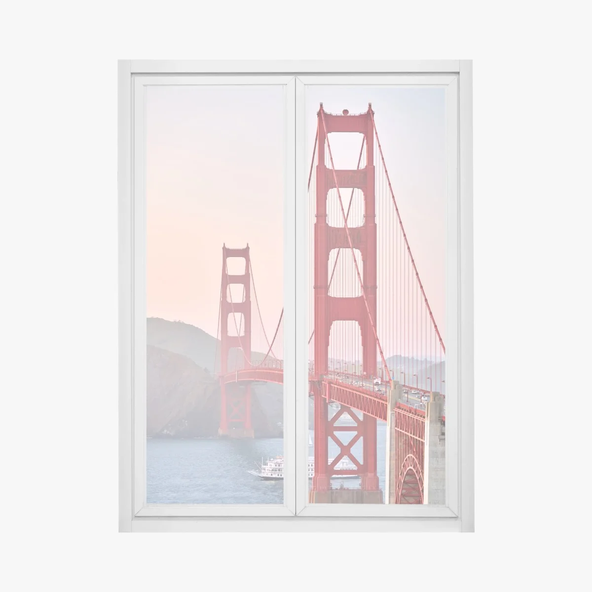 Pegatina para ventana panorámica del puente Golden Gate en San Francisco – Pixers® Pegatina para ventana panorámica del puente Golden Gate en San Francisco – Pixers®