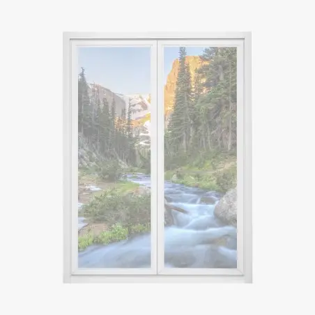 Pegatina para ventana amanecer en Fern Creek, Parque Nacional Rocky Mountain – Pixers®
