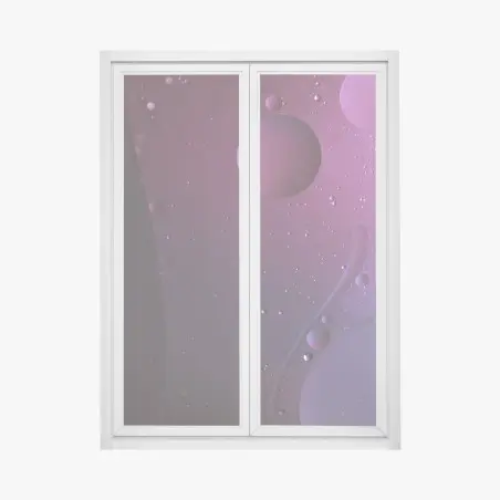 Pegatina para ventana universo púrpura abstracto – Pixers®