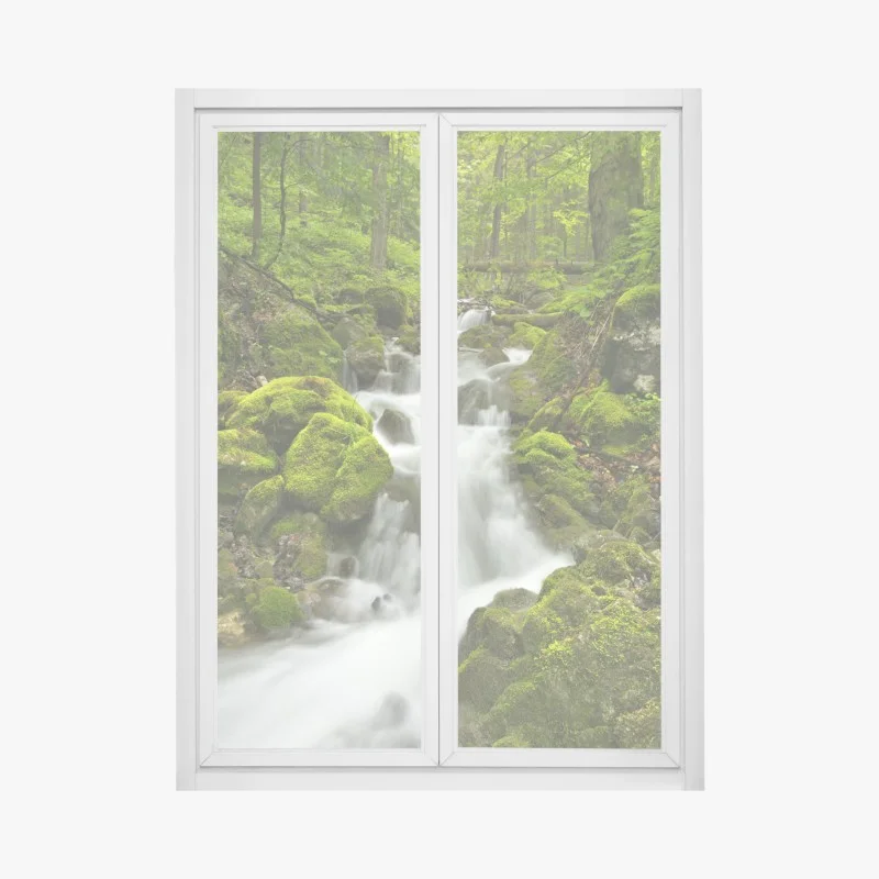 Pegatina para ventana oasis de agua en Slovenský Raj