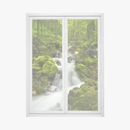 Pegatina para ventana oasis de agua en Slovenský Raj – Pixers®