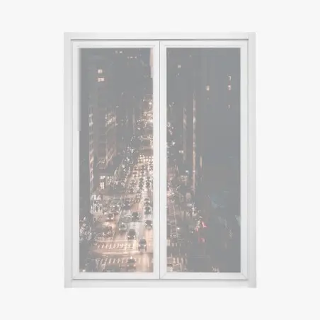 Pegatina para ventana noche urbana en Manhattan – Pixers®