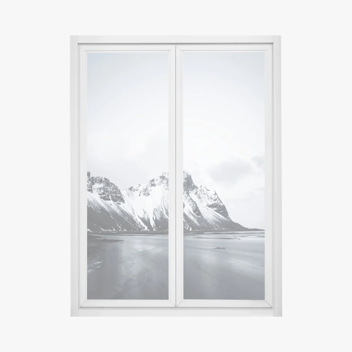 Pegatina para ventana serenidad en la montaña nevada – Pixers® Pegatina para ventana serenidad en la montaña nevada – Pixers®