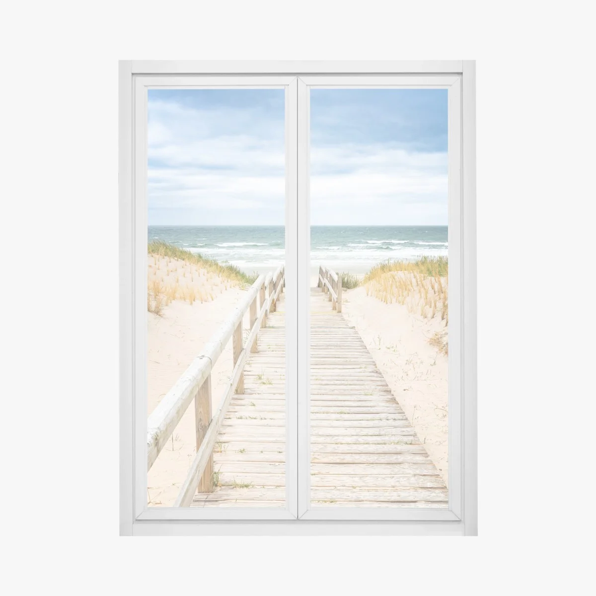 Pegatina para ventana pasarela de madera hacia la playa de Sylt – Pixers® Pegatina para ventana pasarela de madera hacia la playa de Sylt – Pixers®