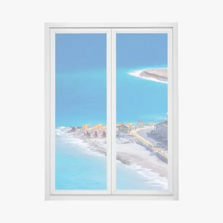 Pegatina para ventana brisa turquesa en Rodas – Pixers®