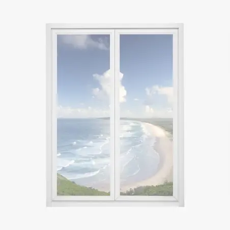 Pegatina para ventana vistas infinitas de Byron Bay – Pixers®