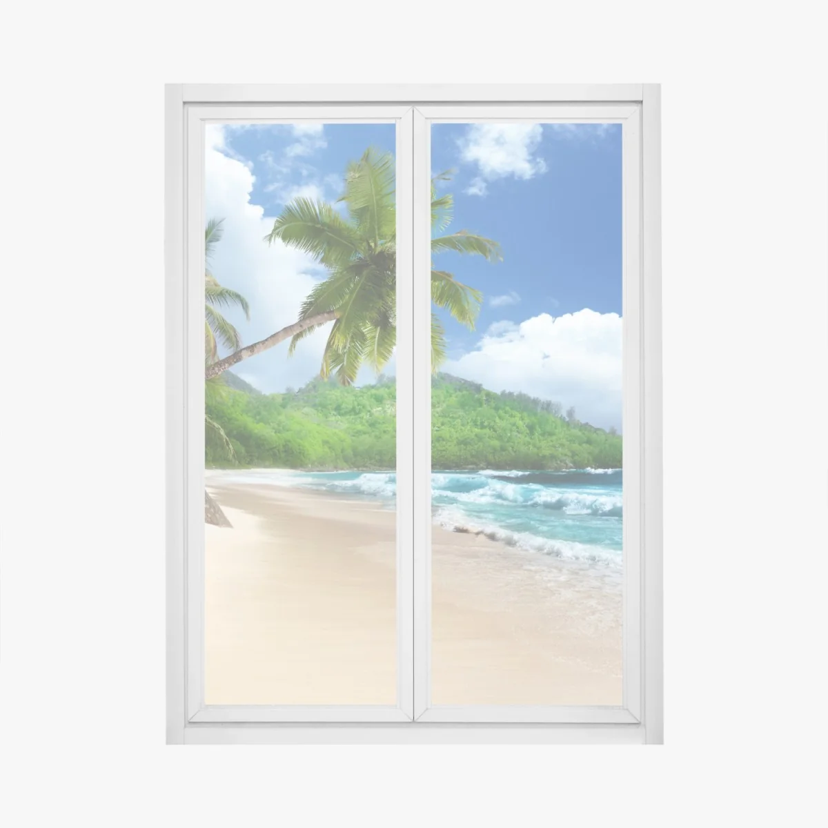 Pegatina para ventana playa tropical de Mahé, Seychelles – Pixers® Pegatina para ventana playa tropical de Mahé, Seychelles – Pixers®