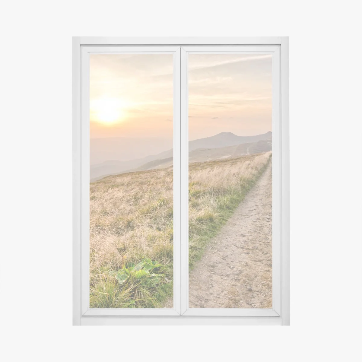 Pegatina para ventana atardecer dorado en Bieszczady, camino entre montañas – Pixers® Pegatina para ventana atardecer dorado en Bieszczady, camino entre montañas – Pixers®