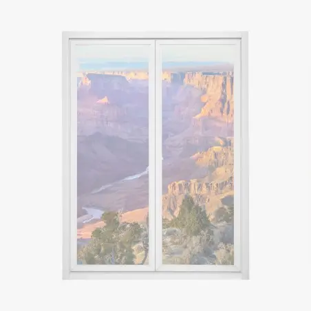 Pegatina para ventana amanecer sobre el Gran Cañón – Pixers®