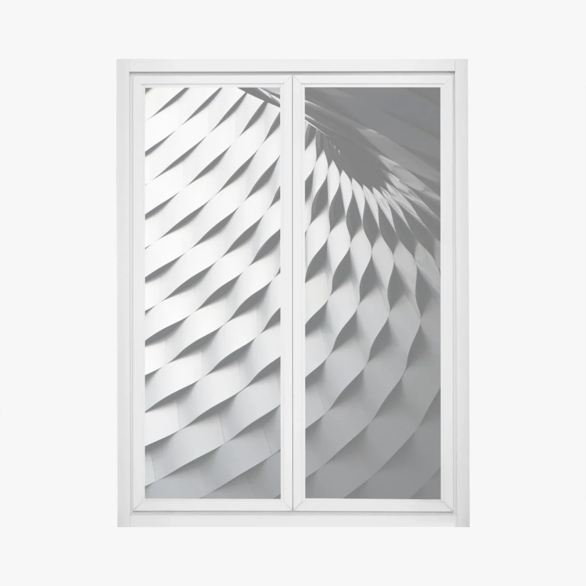 Pegatina para ventana estructura metálica abstracta en relieve – Pixers® Pegatina para ventana estructura metálica abstracta en relieve – Pixers®