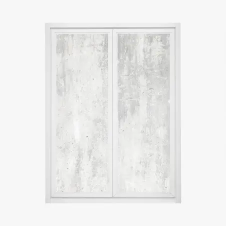 Pegatina para ventana textura industrial de hormigón envejecido – Pixers®
