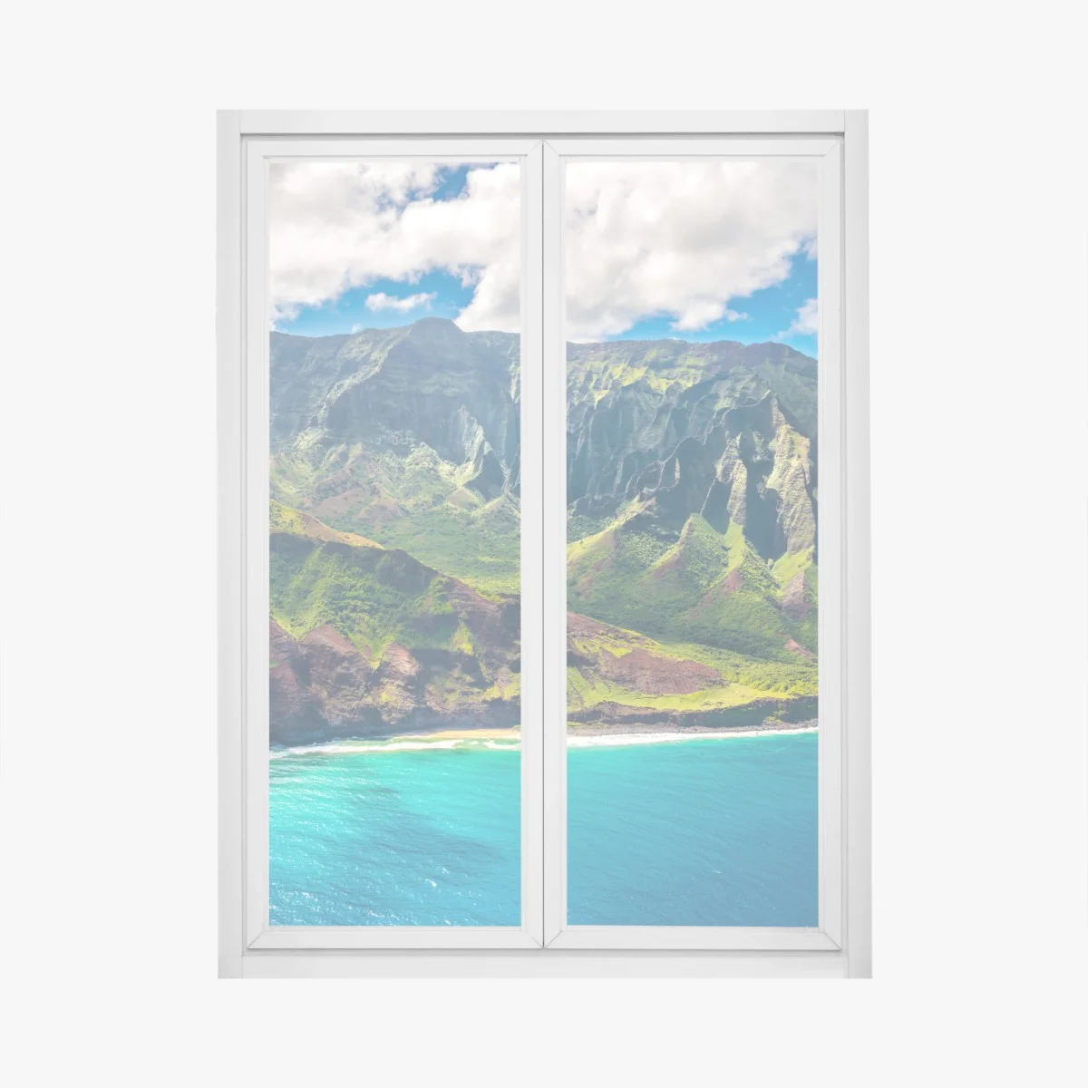 Pegatina para ventana paisaje costero de acantilados y agua turquesa – Pixers® Pegatina para ventana paisaje costero de acantilados y agua turquesa – Pixers®