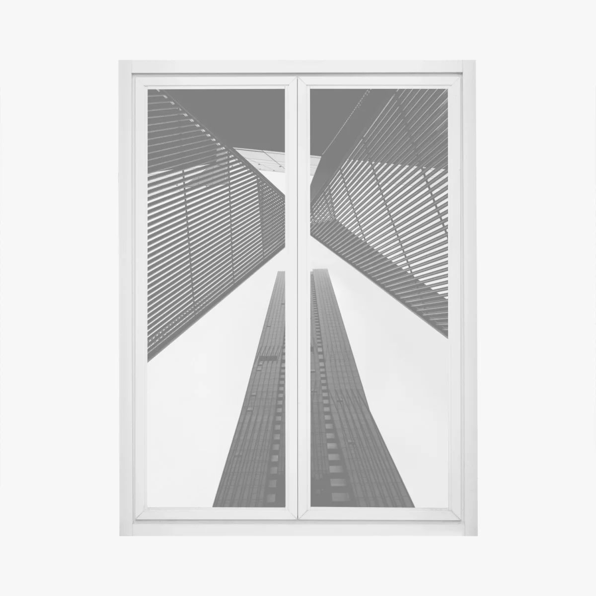 Pegatina para ventana perspectiva urbana de Melbourne en blanco y negro – Pixers® Pegatina para ventana perspectiva urbana de Melbourne en blanco y negro – Pixers®