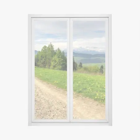 Pegatina para ventana paisaje primaveral en Gorce, Polonia – Pixers®