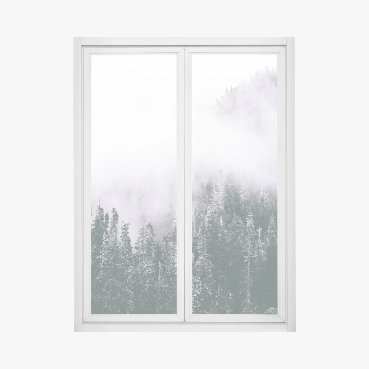 Pegatina para ventana bosque envuelto en niebla – Pixers® Pegatina para ventana bosque envuelto en niebla – Pixers®