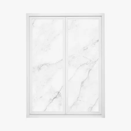 Pegatina para ventana mármol blanco con vetas grises – Pixers®
