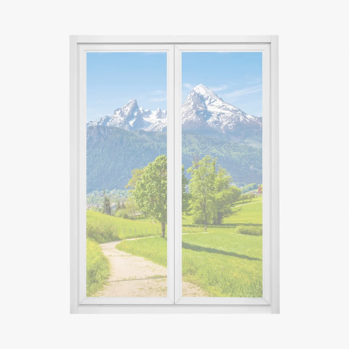Pegatina para ventana paisaje alpino en primavera – Pixers® Pegatina para ventana paisaje alpino en primavera – Pixers®