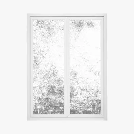 Pegatina para ventana textura grunge en blanco y negro para decoración – Pixers®