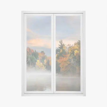 Pegatina para ventana amanecer otoñal en Stowe – Pixers®
