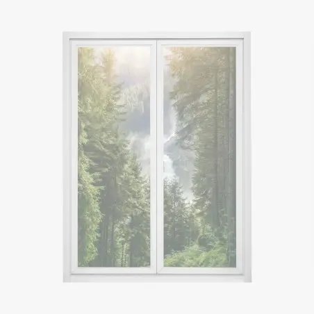 Pegatina para ventana cascada de Krimml en bosque alpino – Pixers®