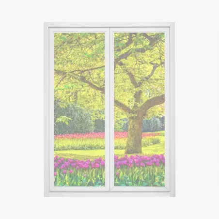 Pegatina para ventana jardín de tulipanes en Keukenhof – Pixers®