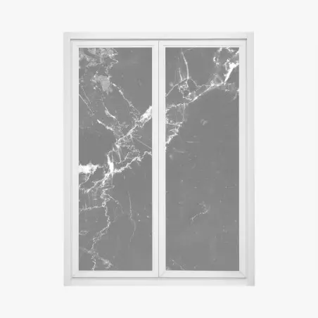 Pegatina para ventana textura de mármol negro con vetas blancas – Pixers®