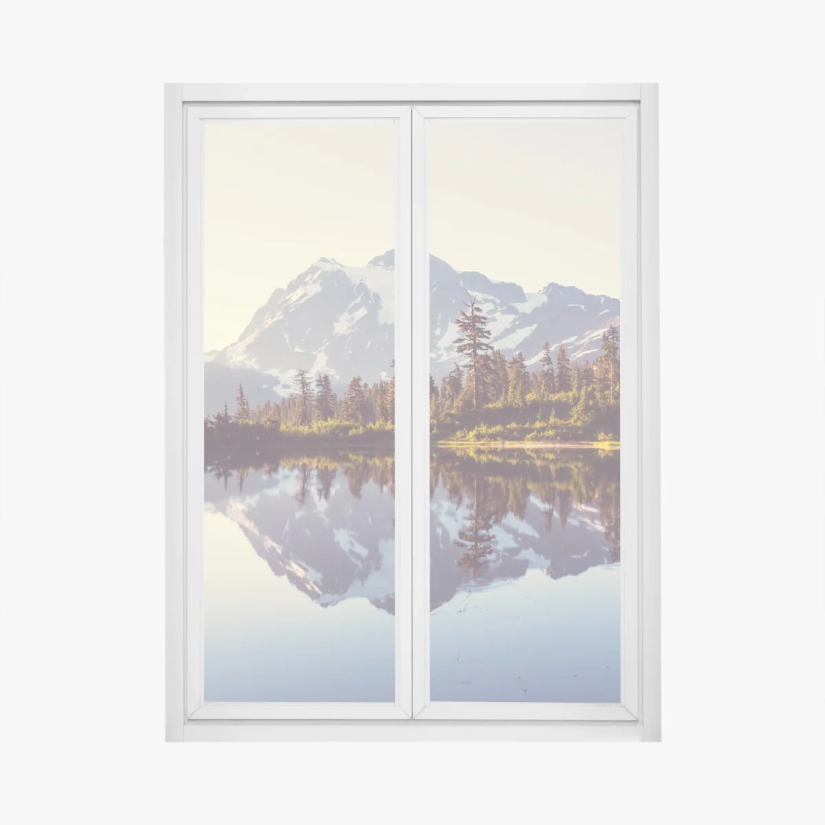 Pegatina para ventana reflejo sereno del monte Shuksan en Washington – Pixers® Pegatina para ventana reflejo sereno del monte Shuksan en Washington – Pixers®