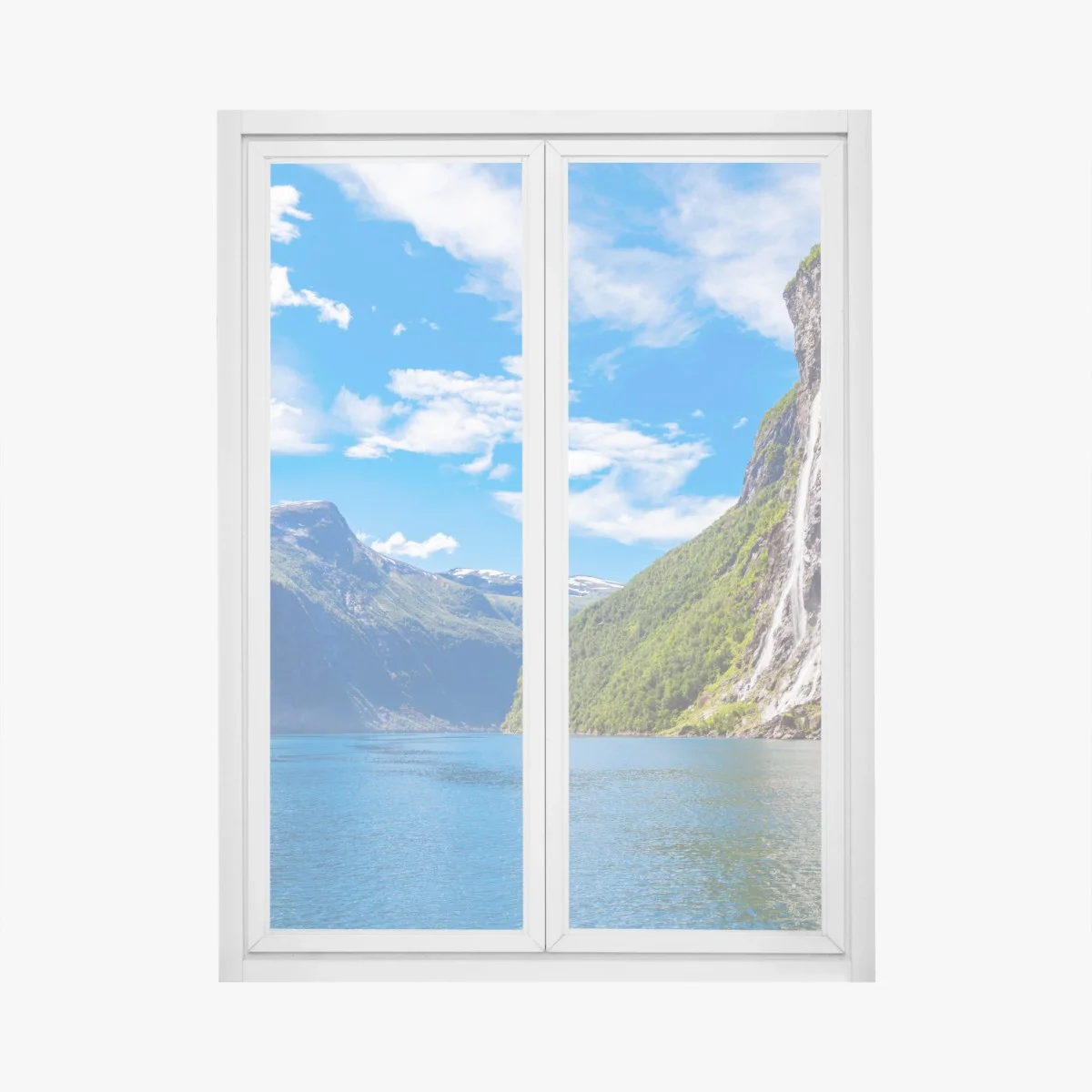 Pegatina para ventana impresión panorámica de la cascada Las Siete Hermanas en Geiranger – Pixers® Pegatina para ventana impresión panorámica de la cascada Las Siete Hermanas en Geiranger – Pixers®