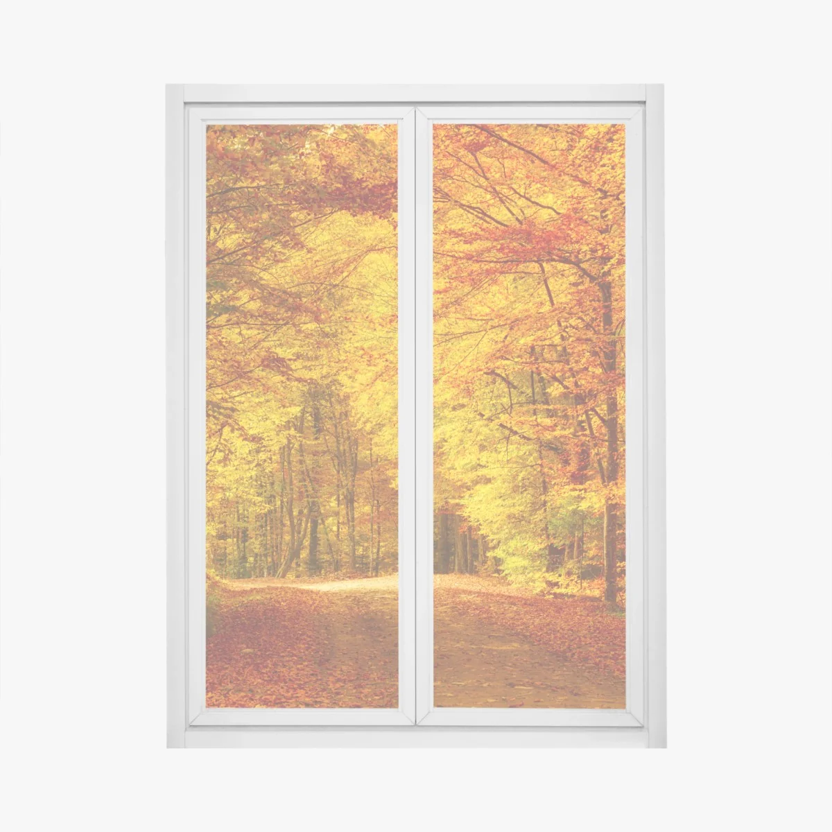 Pegatina para ventana bosque otoñal en tonos dorados – Pixers® Pegatina para ventana bosque otoñal en tonos dorados – Pixers®