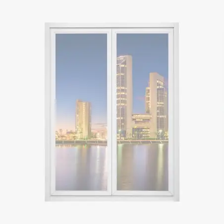 Pegatina para ventana panorámica nocturna de Corpus Christi – Pixers®