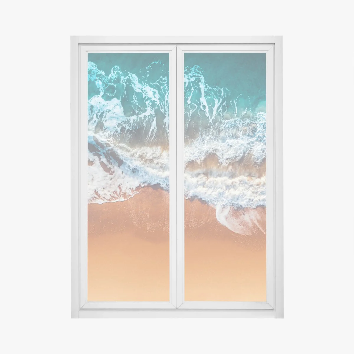 Pegatina para ventana olas aéreas sobre la playa – Pixers® Pegatina para ventana olas aéreas sobre la playa – Pixers®