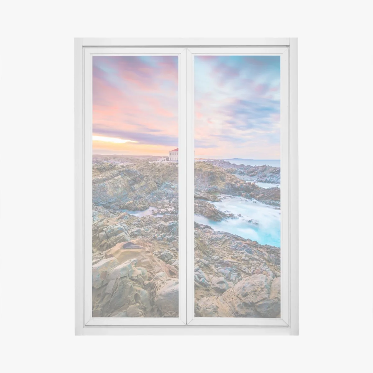 Pegatina para ventana puesta de sol en el faro de Favaritx, Menorca – Pixers® Pegatina para ventana puesta de sol en el faro de Favaritx, Menorca – Pixers®