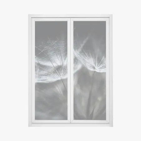 Pegatina para ventana detalle etéreo de diente de león – Pixers®