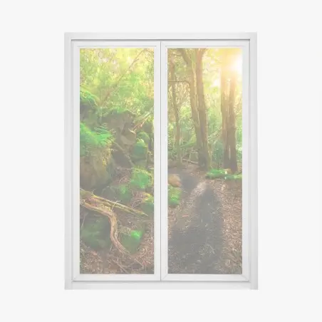 Pegatina para ventana sendero jurásico en Tasmania – Pixers®