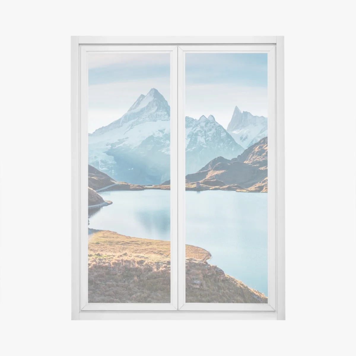 Pegatina para ventana amanecer otoñal en Bachalpsee, Alpes Suizos – Pixers® Pegatina para ventana amanecer otoñal en Bachalpsee, Alpes Suizos – Pixers®