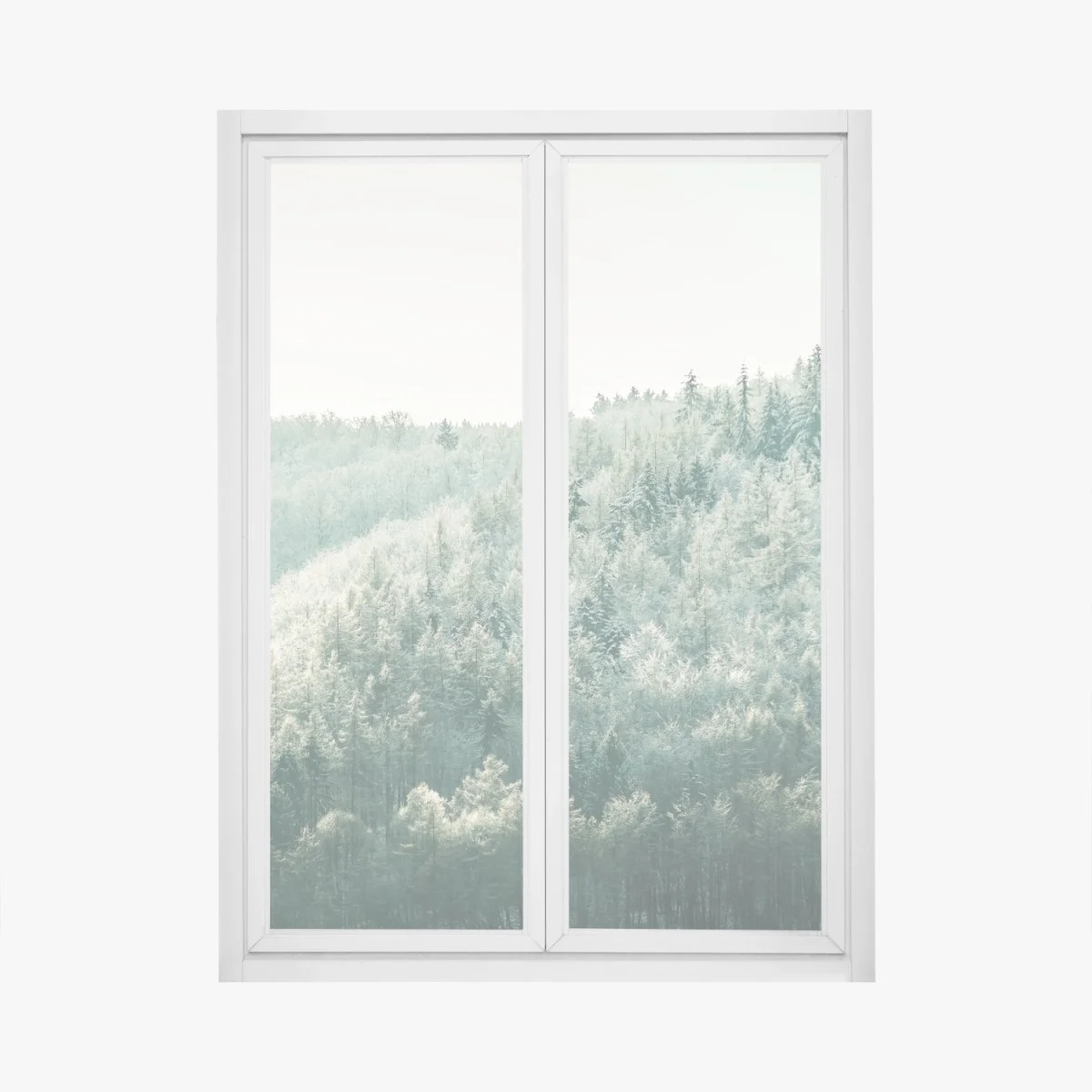 Pegatina para ventana bosque helado en la colina – Pixers® Pegatina para ventana bosque helado en la colina – Pixers®