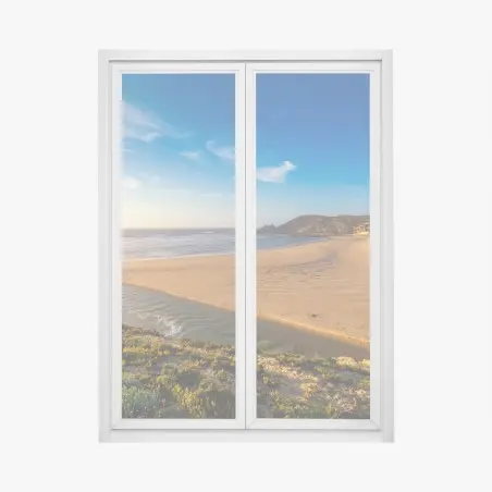 Pegatina para ventana amanecer en Praia da Amoreira – Pixers®