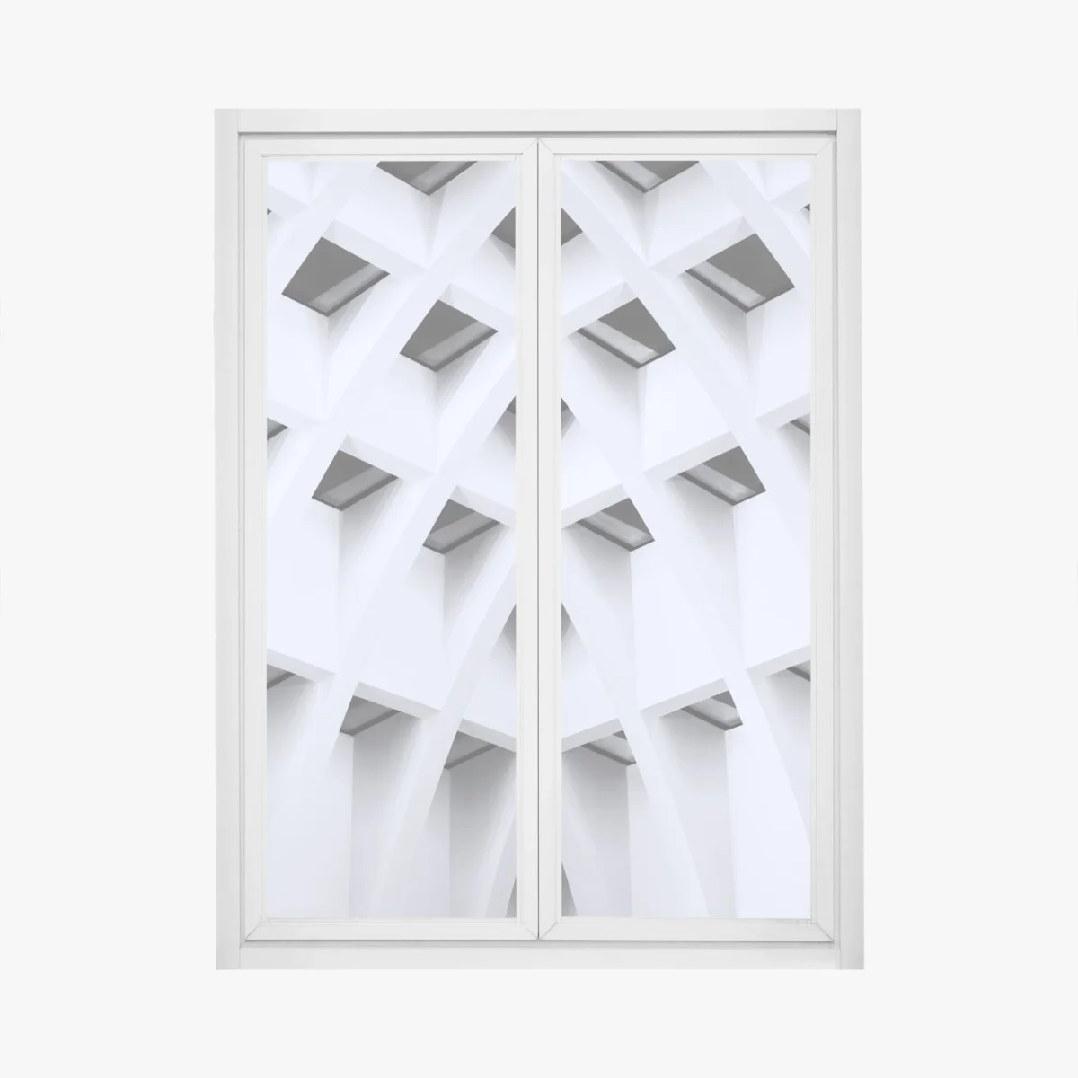 Pegatina para ventana arquitectura geométrica minimalista – Pixers® Pegatina para ventana arquitectura geométrica minimalista – Pixers®