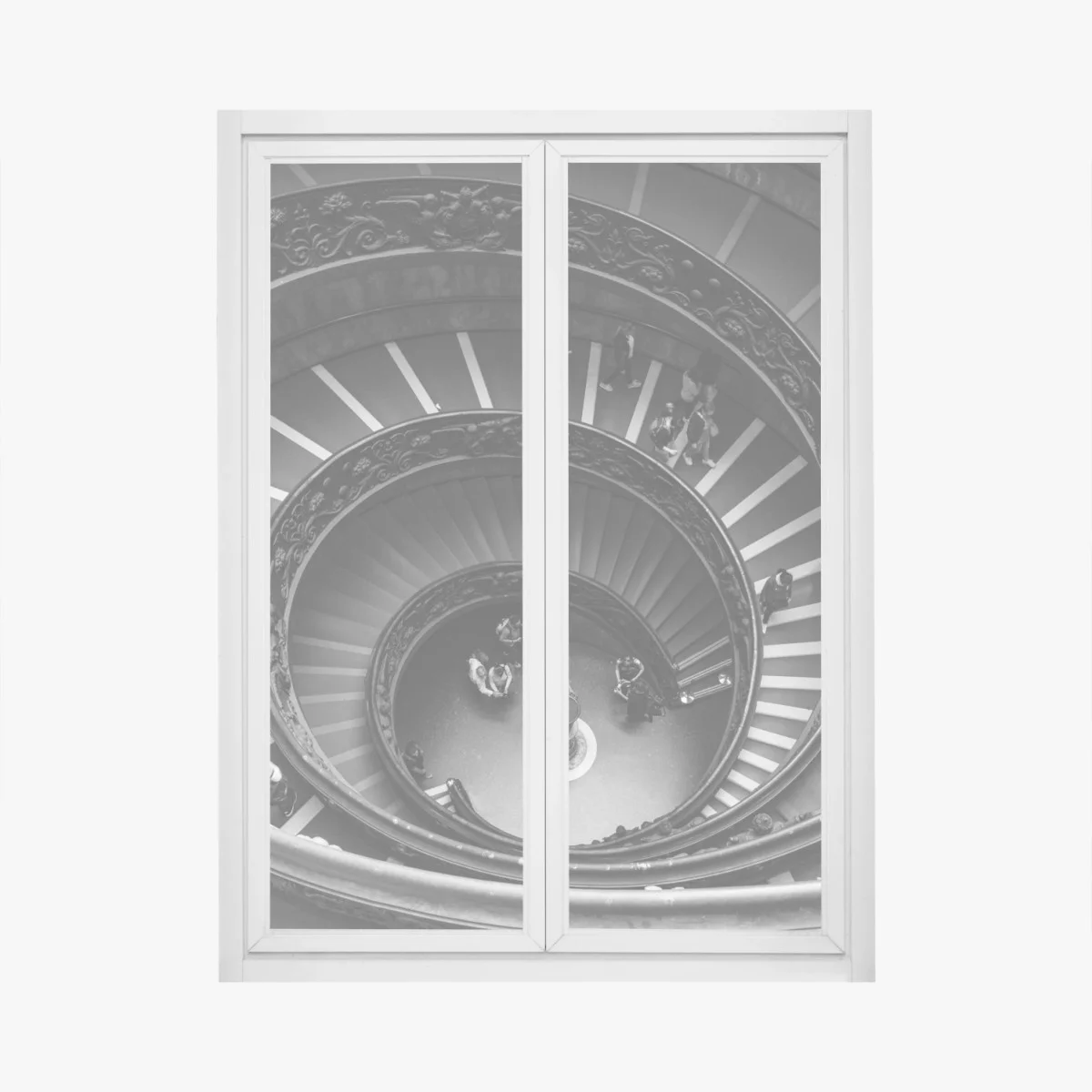 Pegatina para ventana escalera de caracol barroca en perspectiva – Pixers® Pegatina para ventana escalera de caracol barroca en perspectiva – Pixers®