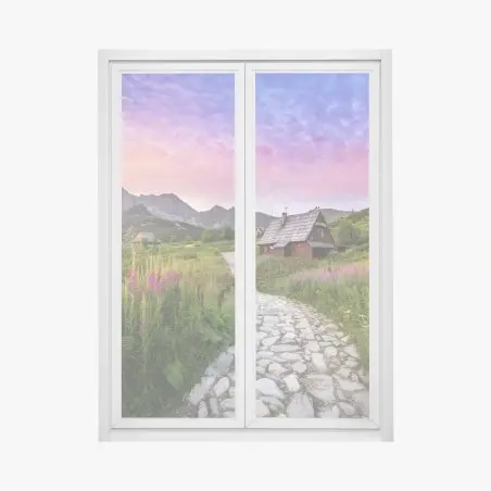 Pegatina para ventana amanecer sereno en Hala Gasienicowa, Tatras – Pixers®