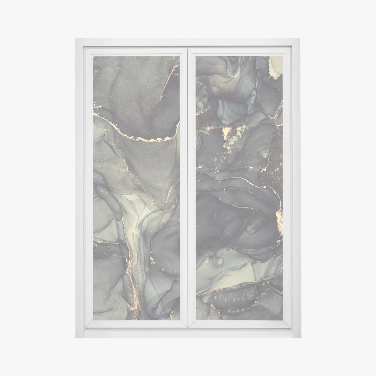 Pegatina para ventana arte abstracto líquido en tonos gris y dorado – Pixers® Pegatina para ventana arte abstracto líquido en tonos gris y dorado – Pixers®