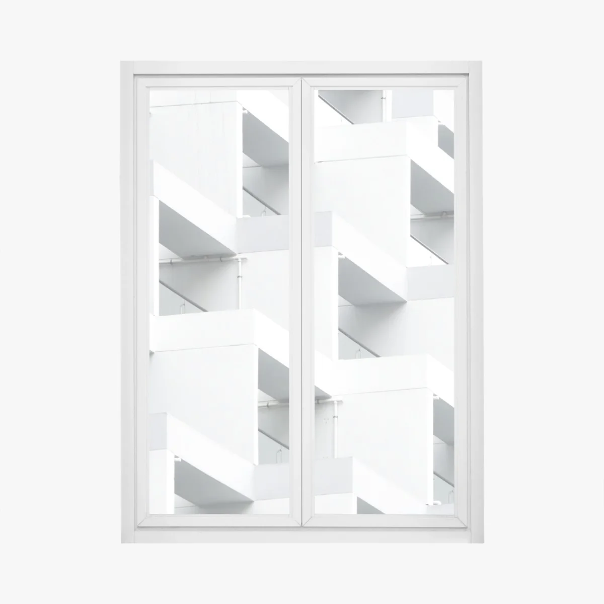 Pegatina para ventana patrón arquitectónico blanco y minimalista – Pixers® Pegatina para ventana patrón arquitectónico blanco y minimalista – Pixers®