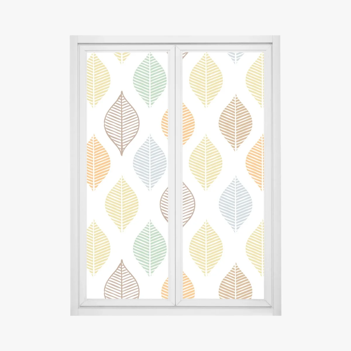 Pegatina para ventana hojas geométricas en tonos pastel – Pixers® Pegatina para ventana hojas geométricas en tonos pastel – Pixers®