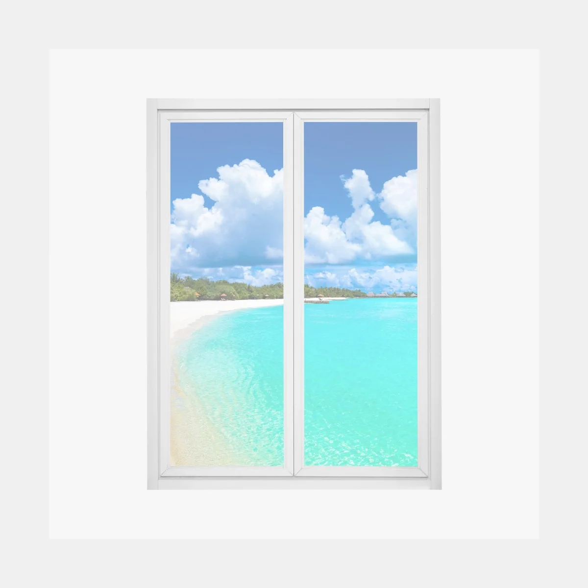 Pegatina para ventana paraíso turquesa en Maldivas – Pixers® Pegatina para ventana paraíso turquesa en Maldivas – Pixers®