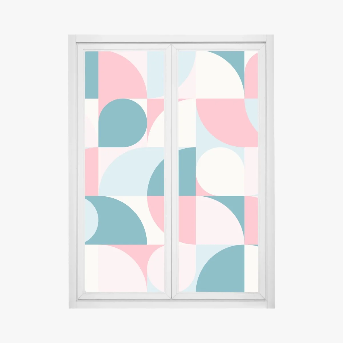 Pegatina para ventana mosaico geométrico en tonos pastel – Pixers® Pegatina para ventana mosaico geométrico en tonos pastel – Pixers®