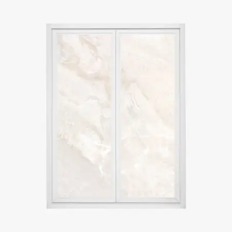Pegatina para ventana mármol beige con vetas naturales – Pixers®