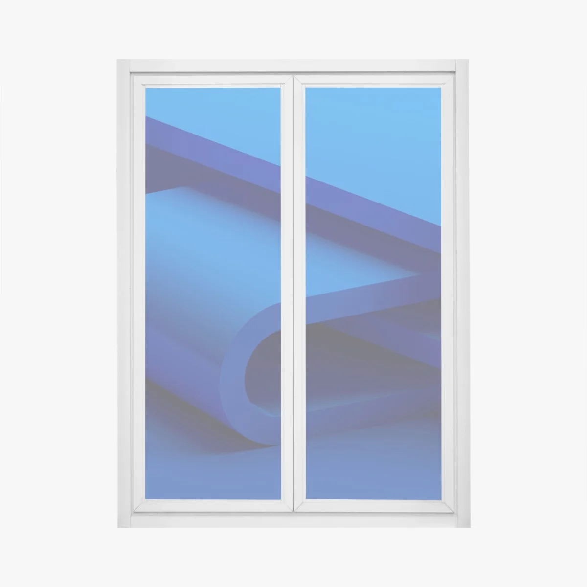 Pegatina para ventana curvas geométricas en azul profundo – Pixers® Pegatina para ventana curvas geométricas en azul profundo – Pixers®